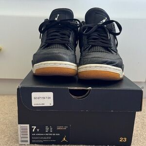 Jordan 4 Retro “laser” Black Sneakers